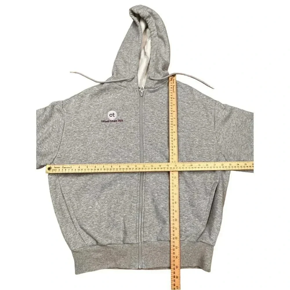 Alo Yoga Gray Hoodie jacket Full Zip Size S